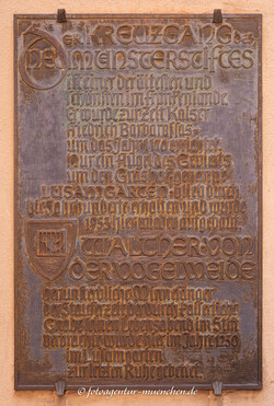 Gedenktafel Walter von der Vogelweide
