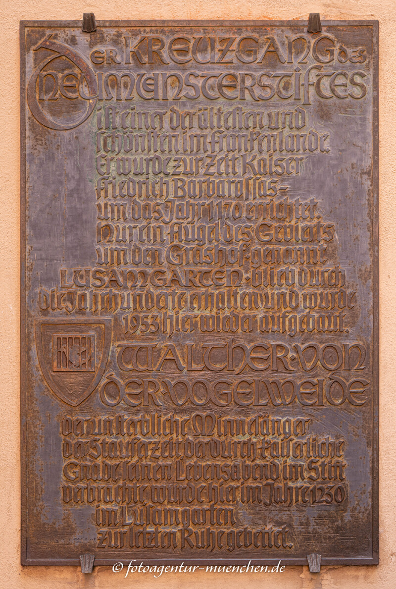 Gedenktafel Walter von der Vogelweide