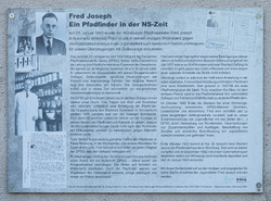Gedenktafel für Fred Joseph (Pfadfinder)