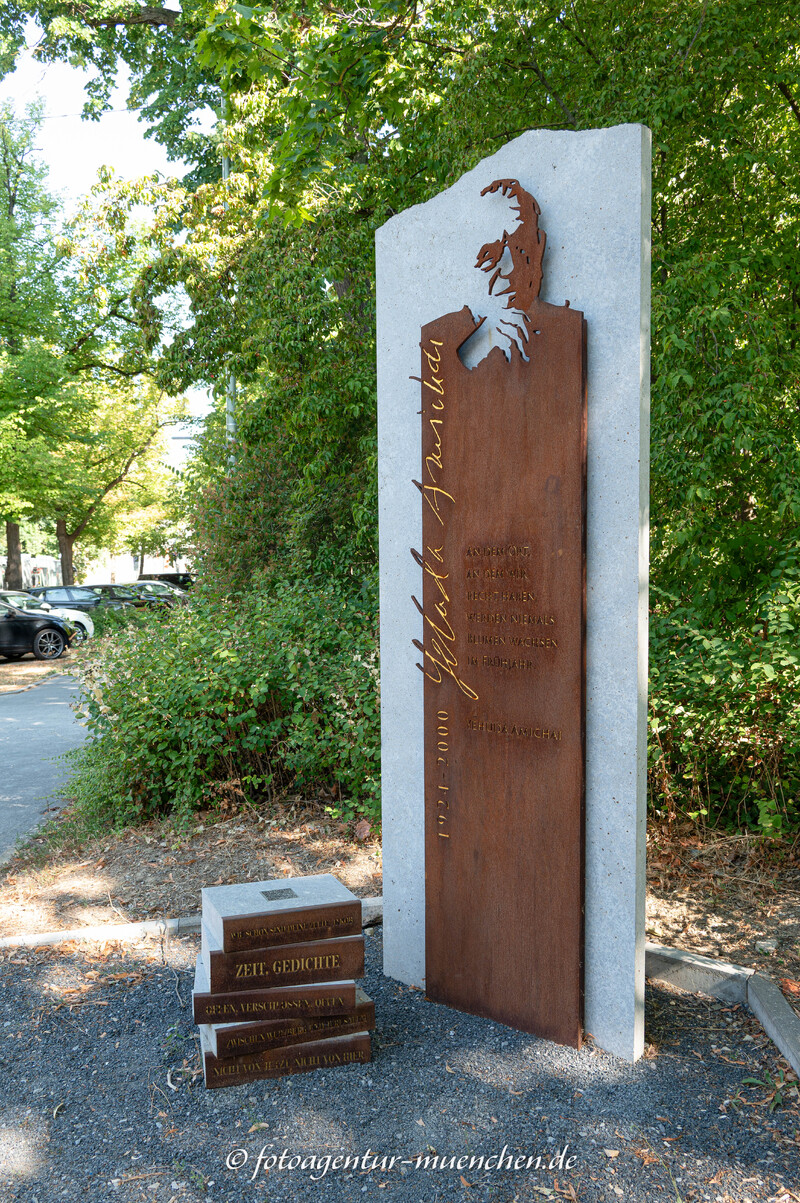Denkmal für Yehuda Amichai