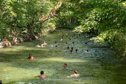 Baden im Eisbach – und mit der Tram zurück