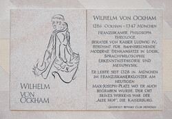 Gedenktafel - Wilhem von Ockham