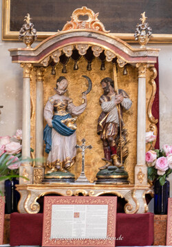 Herzogspitalkirche - Hl. Notburga und Hl. Wendelin